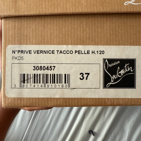 Christian Louboutin Nicol is back green satin heels - Picture 3 of 3